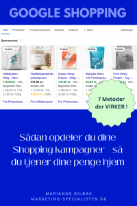 Google shopping metoder